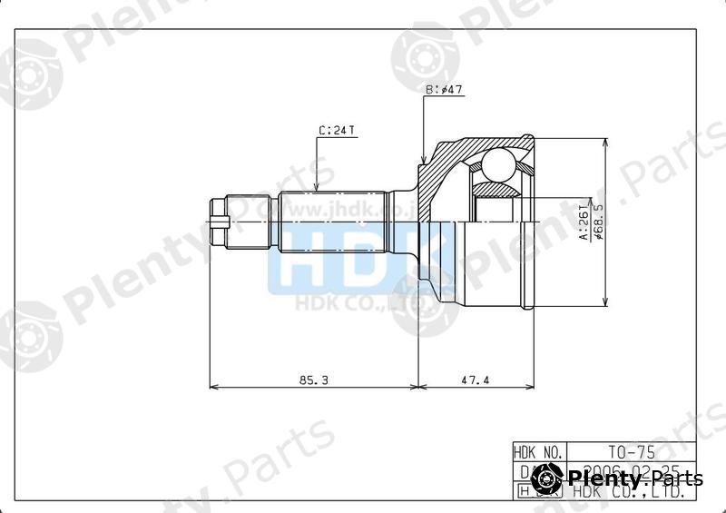  HDK part TO075 Replacement part