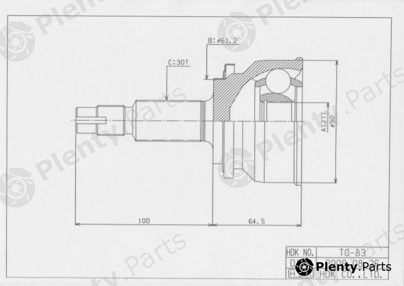  HDK part TO-083 (TO083) Replacement part