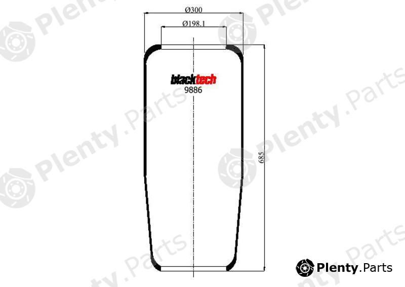  BLACKTECH part RL9886 Replacement part
