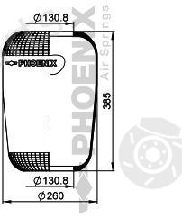  PHOENIX part 1E27 Boot, air suspension