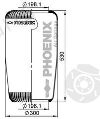  PHOENIX part 1F32B Boot, air suspension