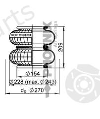  PHOENIX part 2B12R Replacement part