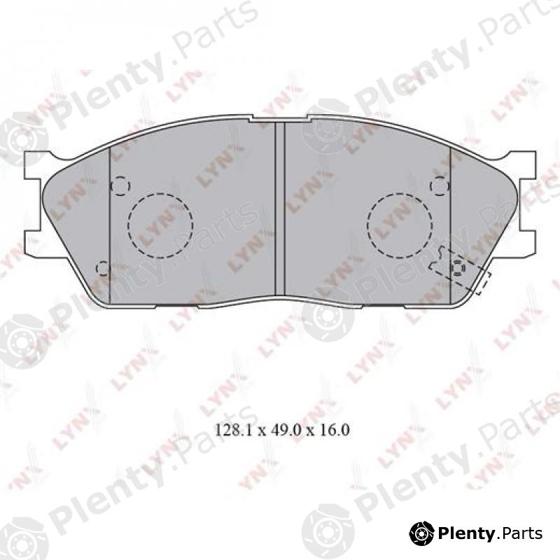  LYNXauto part BD4416 Brake Pad Set, disc brake