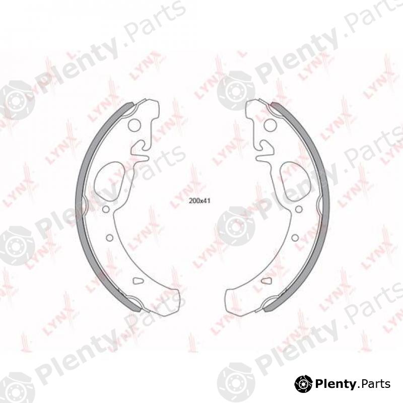  LYNXauto part BS4603 Brake Shoe Set