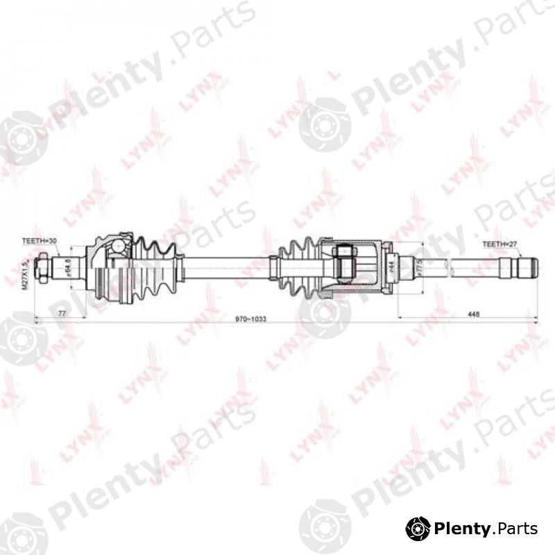  LYNXauto part CD1416 Drive Shaft