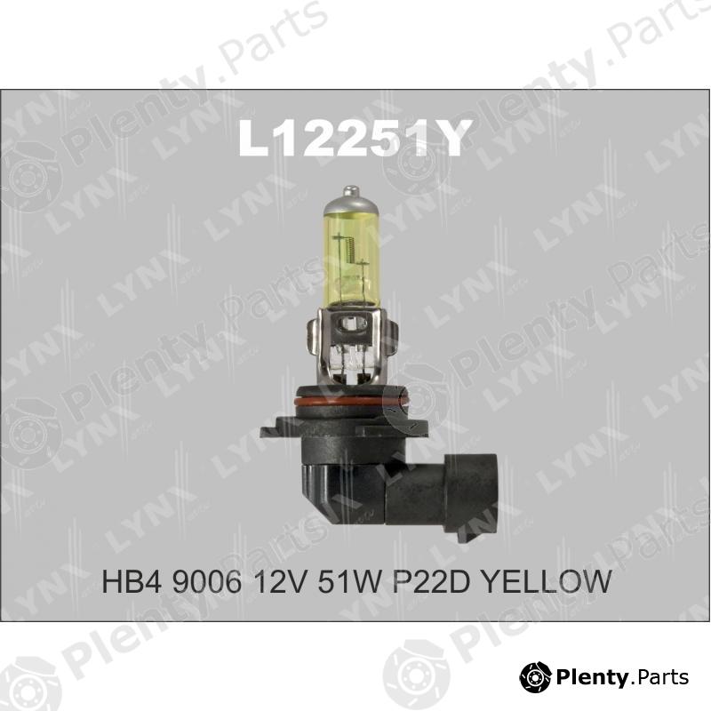  LYNXauto part L12251Y Bulb, fog light