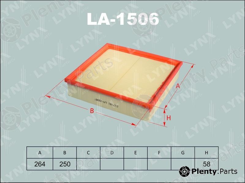  LYNXauto part LA1506 Air Filter