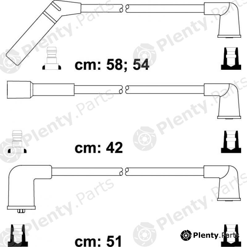  LYNXauto part SPC1815 Ignition Cable Kit