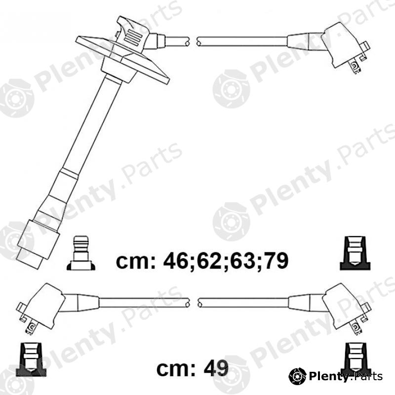  LYNXauto part SPC7552 Ignition Cable Kit