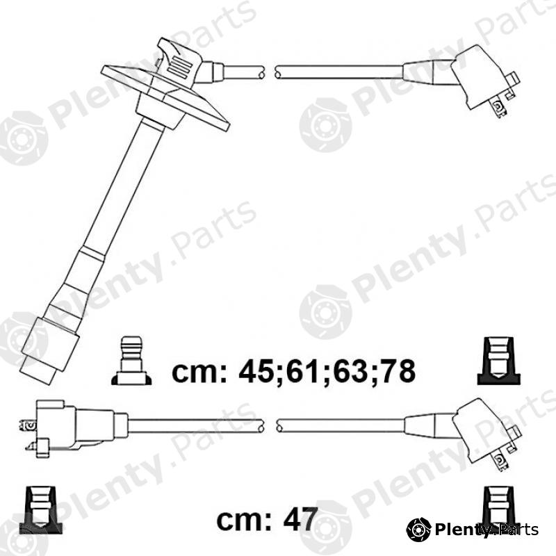  LYNXauto part SPC7554 Ignition Cable Kit