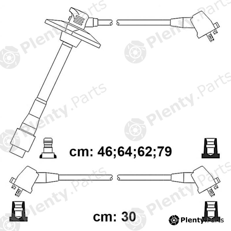  LYNXauto part SPC7557 Ignition Cable Kit
