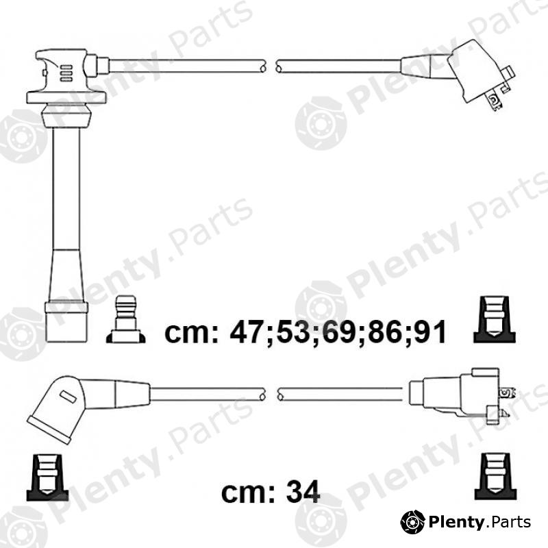  LYNXauto part SPC7572 Ignition Cable Kit