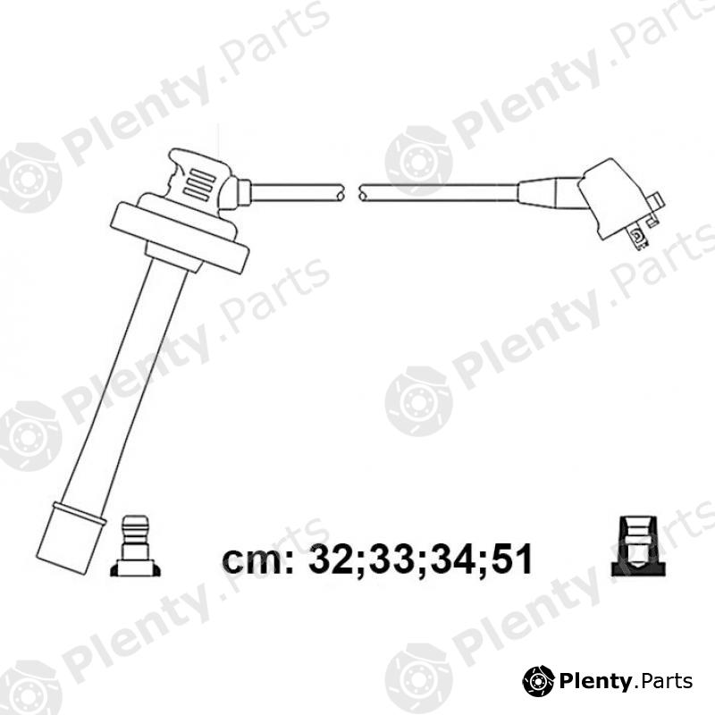  LYNXauto part SPC7573 Ignition Cable Kit