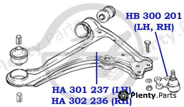  HANSE part HA301237 Replacement part