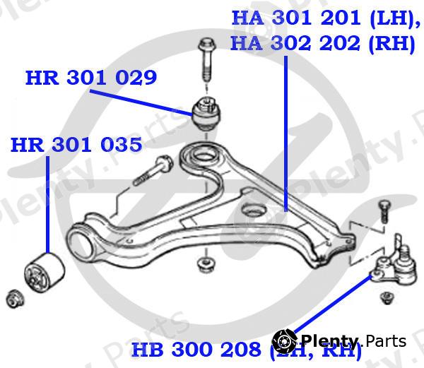  HANSE part HA302202 Replacement part