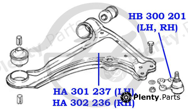  HANSE part HA302236 Replacement part