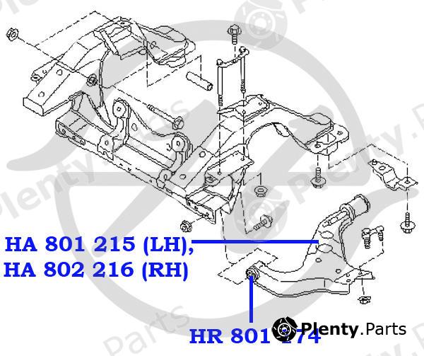  HANSE part HA801215 Replacement part