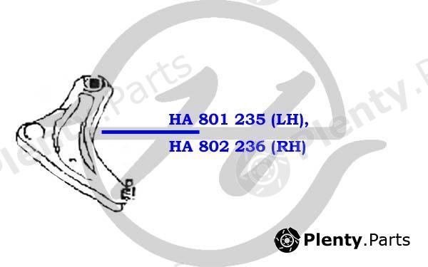  HANSE part HA802236 Replacement part