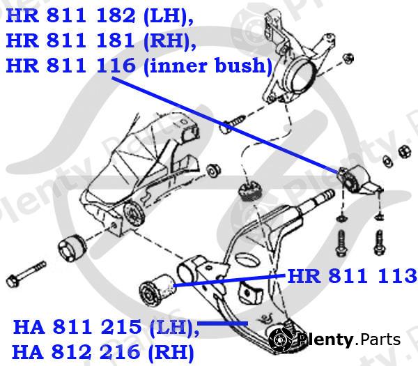  HANSE part HA812216 Replacement part