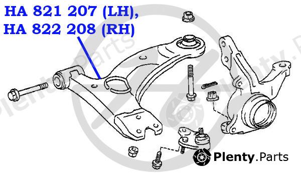  HANSE part HA821207 Replacement part