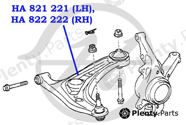  HANSE part HA821221 Replacement part