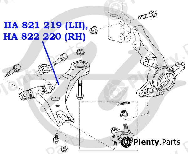  HANSE part HA822220 Replacement part