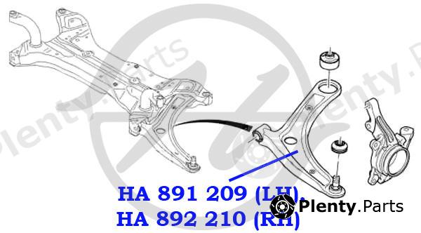  HANSE part HA891209 Replacement part