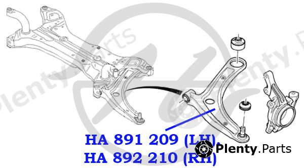  HANSE part HA892210 Replacement part