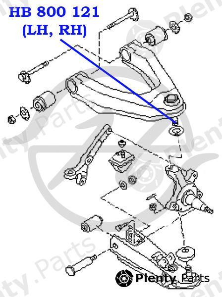  HANSE part HB800121 Replacement part