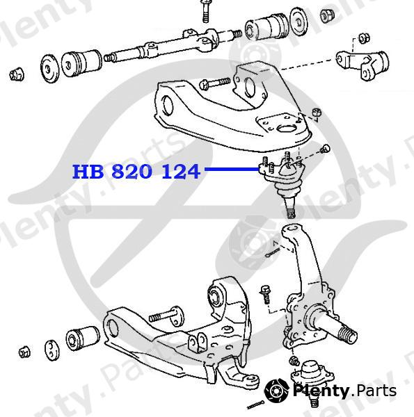  HANSE part HB820124 Ball Joint Toyota 4Runner / Hilux