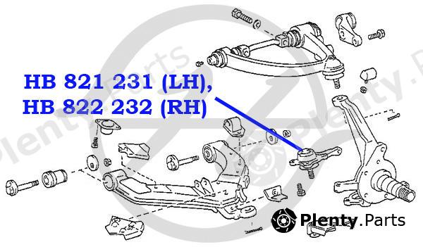  HANSE part HB821231 Replacement part