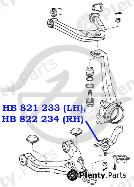  HANSE part HB821233 Replacement part
