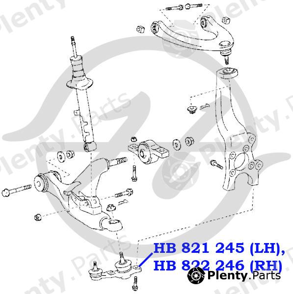  HANSE part HB821245 Replacement part