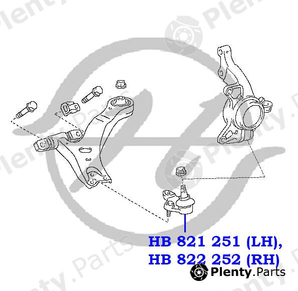 HANSE part HB821251 Replacement part