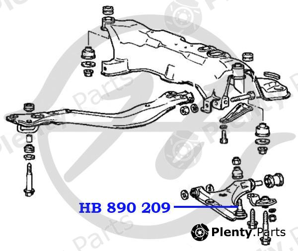  HANSE part HB890209 Replacement part