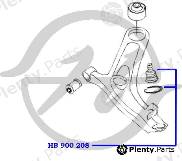  HANSE part HB900208 Replacement part