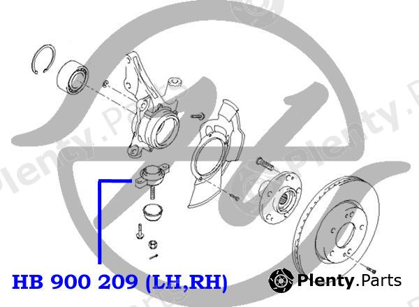  HANSE part HB900209 Replacement part