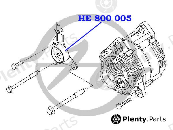  HANSE part HE800005 Replacement part