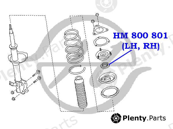  HANSE part HM800801 Replacement part