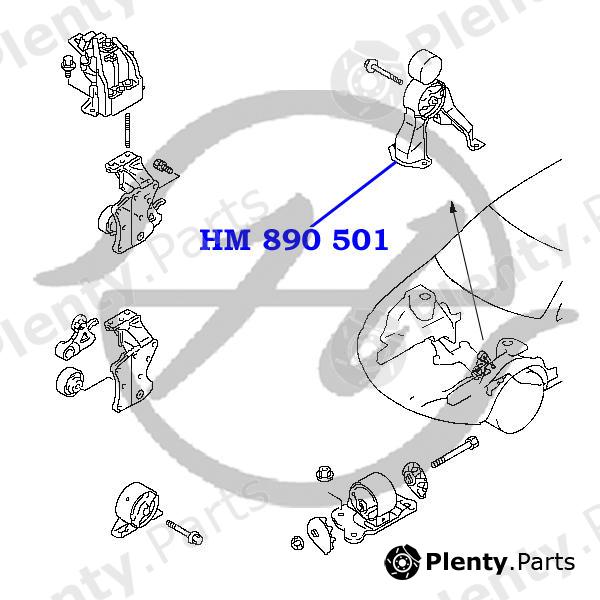  HANSE part HM890501 Replacement part
