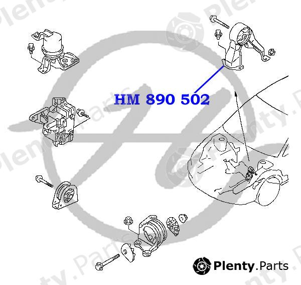  HANSE part HM890502 Replacement part