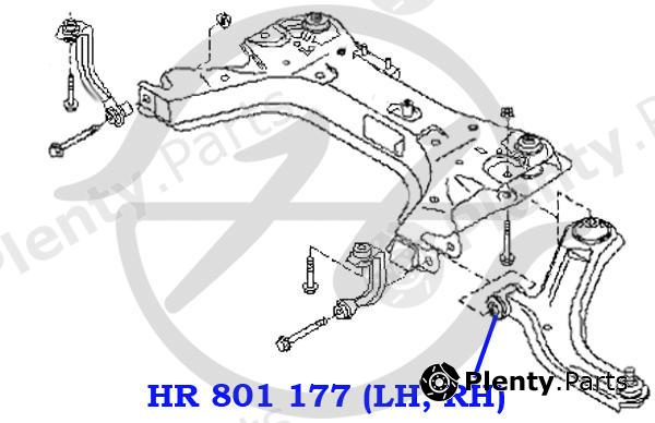  HANSE part HR801177 Replacement part