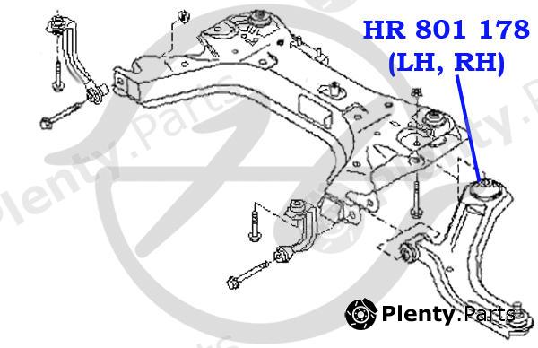 HANSE part HR801178 Replacement part