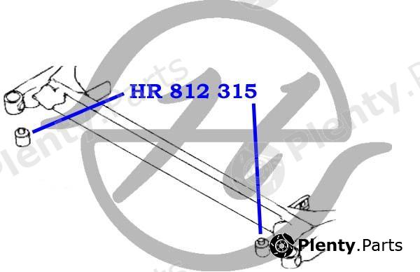  HANSE part HR812315 Replacement part