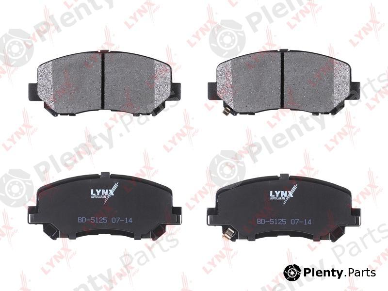  LYNXauto part BD-5125 (BD5125) Brake Pad Set, disc brake