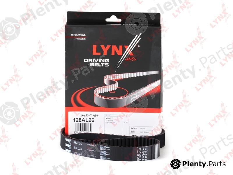  LYNXauto part 128AL26 Timing Belt