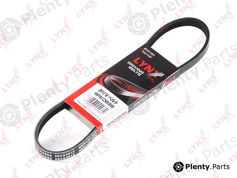  LYNXauto part 4PK0698 V-Ribbed Belts