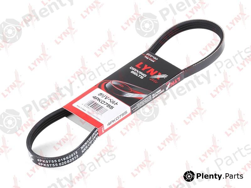  LYNXauto part 4PK0755 V-Ribbed Belts