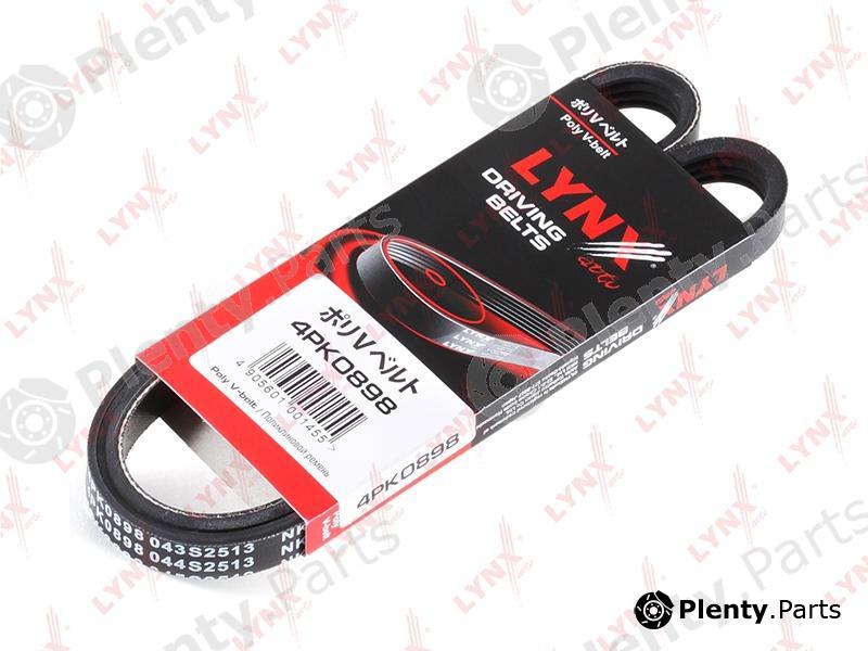  LYNXauto part 4PK0898 V-Ribbed Belts
