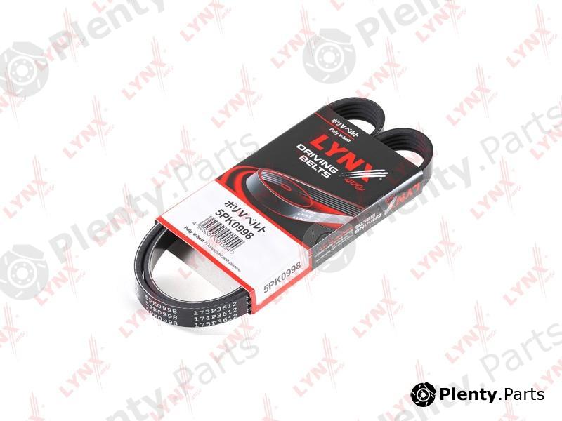  LYNXauto part 5PK0998 V-Ribbed Belts